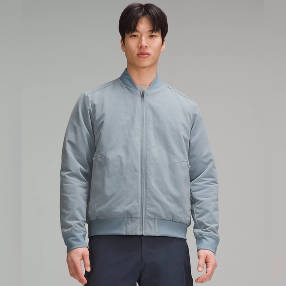 lululemon athletica Other - New Lululemon Mens Switch Over Bomber Jacket XXL Belgian Blue
